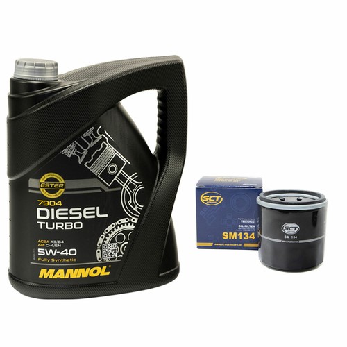 Kit olio motore 5w40 diesel - olio,