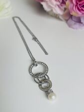 Collana in acciaio Morellato Eclipse Con Cristalli E Perla Naturale