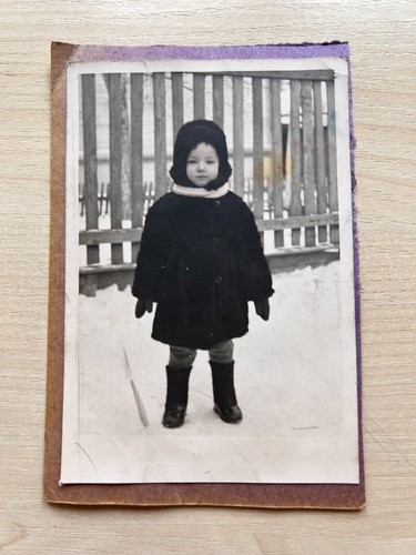 Foto vintage bambina - , inverno