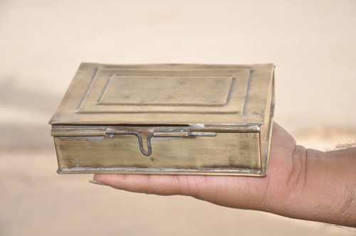 Vintage ottone scomparto - 5,