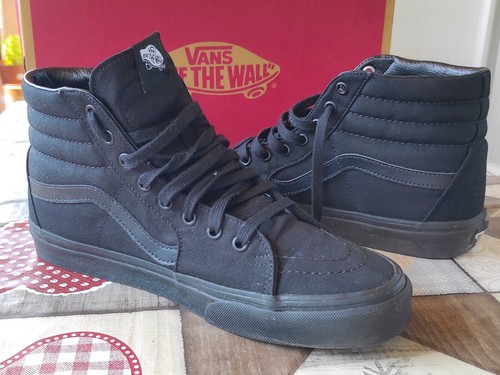 Scarpe vans sk8 black - vans, sk8-hi