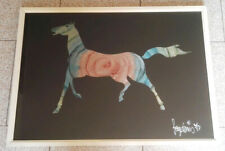 SAGE VERNIS (Gino Falzon) CAVALLO 50x70 pezzo unico certificato Sassu Cassinari