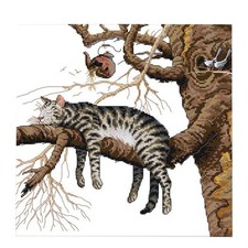 Kit per Principianti Punto Croce Senza Cornice  Timbrato E Contato