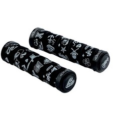 Set di due impugnature manubrio bici - Cinelli Mike Giant Art Grips nere