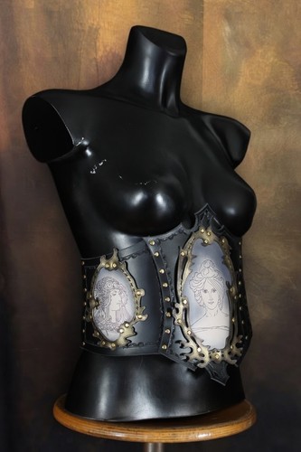 Corsetto steampunk gotico - corsetto,