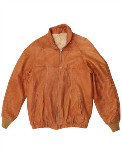 Giacca pelle sherpa uomo