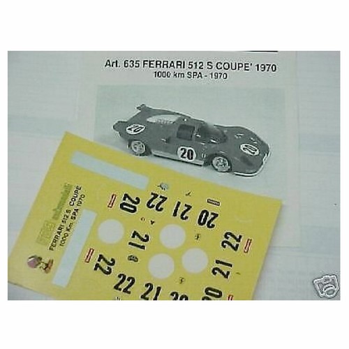 Decals kit ferrari 512s - kit,