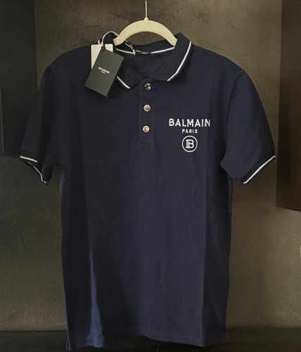 Shirt uomo polo balmain - t-shirt, blue
