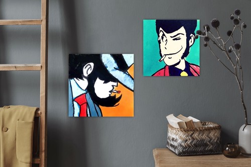 Quadro lupin jeghen dipinto - quadro, e