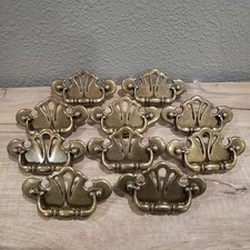 Set 10 cassetti mobili ottone