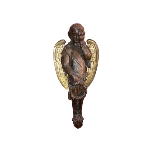 Scultura lignea angelo - scultura,