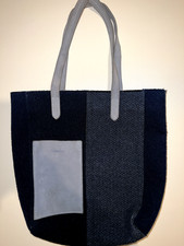 Borsa da spalla in lana cotta