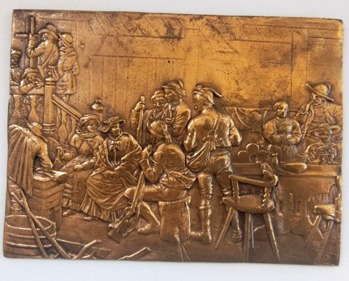 Antica targa bronzo - antica,