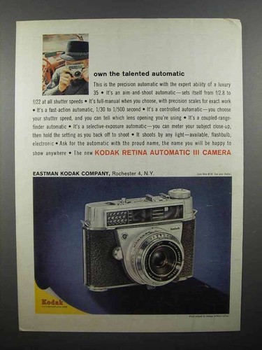 1961 kodak retina automatic - kodak,
