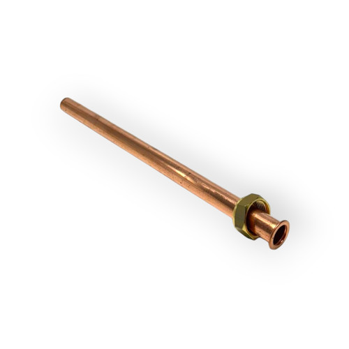 Tubo rame con cartella dado - tubo,