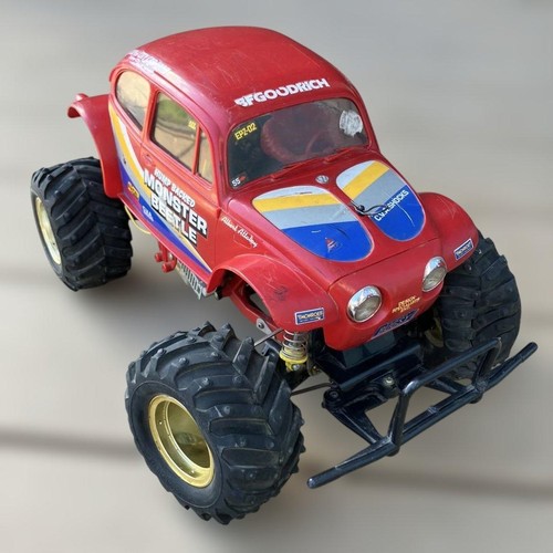 Tamiya monster beetle red - red, rc