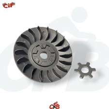 VENTOLINO SEMIPULEGGIA VARIATORE IN ALLUMINIO D.96mm MOT.MINARELLI-YAMAHA 50 2t