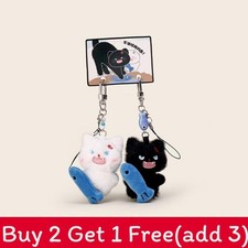 Portachiavi peluche gatto