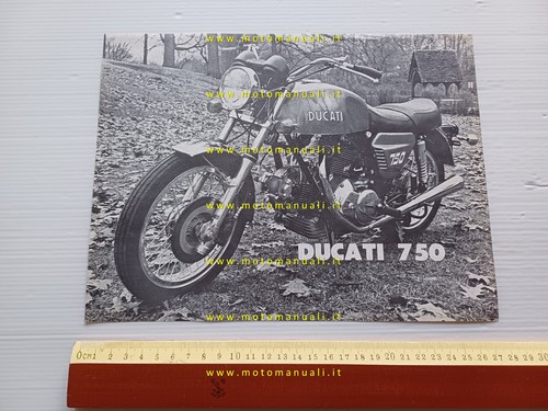 Ducati 750 1972 - gt, depliant