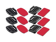 Set 6 Flat + Curved Mount con