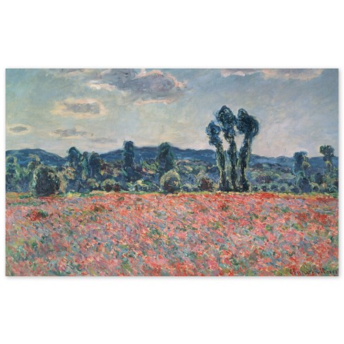 Claude monet mohnfeld - claude, poster
