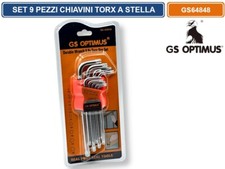 SET DI 9 CHIAVINI TORX CON