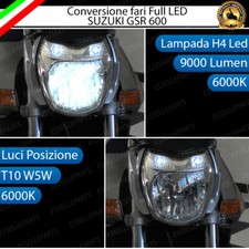 FARO LED SUZUKI GSR 600 ANABBAGLIANTE ABBAGLIANTE H4 + POSIZIONE T10 NO ERROR