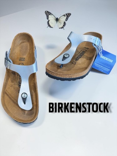 Birkenstock gizeh silver - birkenstock,