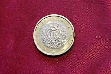 Moneta San Marino 1 Euro 2014 BB+/SPL Stemma Circolata Ordinaria