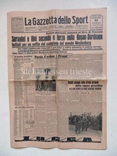 GAZZETTA DELLO SPORT 1938