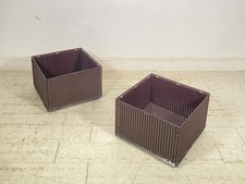 COPPIA FIORIERA Olivetti Synthesis DESIGN Ettore Sottsass GIARDINO ANNI 70