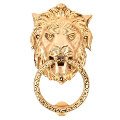 Battiporta ottone stile - in,