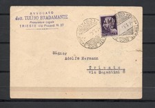 AMG VG storia postale, Trieste