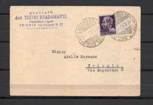 Amg storia postale trieste - storia,