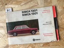 SIMCA 1301 / 1501   - MANUALE