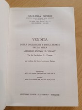 galleria Giorgi vendita delle collezioni e Degli arredi della villa Marsilio Fic