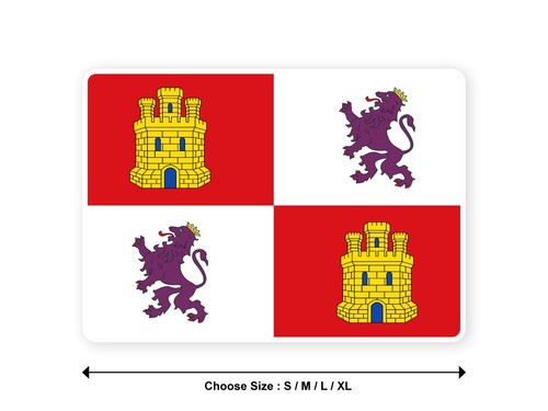 Adesivo bandiera spagna - bandiera,