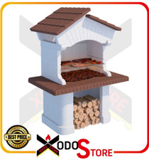 Barbecue A LEGNA in muratura LINEA VZ modello CANARIE - mail x sconto
