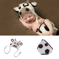  2 Pcs Mucca Costume Punteggi Fotografici Per Bambini Articoli Neonati