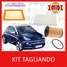 KIT TAGLIANDO MANUTENZIONE 3 FILTRI PER OPEL ADAM 1.2 - 1.4 BENZINA GPL DAL 2014