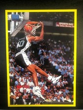DAVID ROBINSON CARD STICKER QUIZ SUPER ACTION RARISSIMO NUOVO QUASI NUOVO