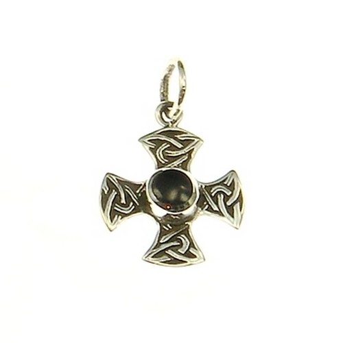 Pendente croce celtica onice - pendente,