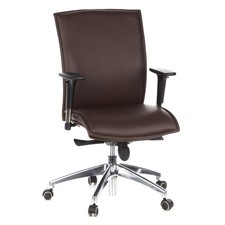 Chefsessel Leder Bürostuhl Schreibtischstuhl Büro Drehstuhl MURANO 10 hjh OFFICE
