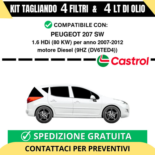 Tagliando per peugeot - tagliando,