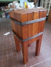 Ceppo Da Macellaio Antico