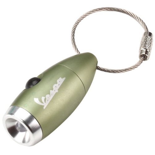 Portachiavi led verde vespa - portachiavi,