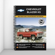 CHEVROLET BLAZER K5 : Libretto