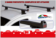 KIT 2 BARRE PORTATUTTO ATLANTIC ACCIAIO KIT ATTACCHI RENAULT KANGOO 09/2007->