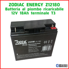 Batteria al piombo 12v 18ah Ricaricabile Avviatore Trattore Taglia Erba T3 Vlra