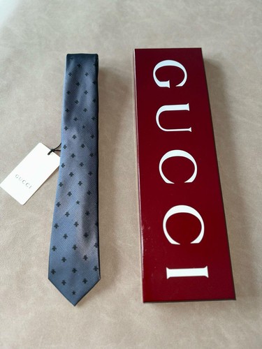 Cravatta gucci grigia seta - grigia,